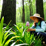 **

"A professional female botanist, fully clothed in appropriate hiking gear and a modest sun hat, examining a rare wild orchid in the Codri forest, Moldova. Lush green foliage, dappled sunlight, safe for work, perfect anatomy, natural proportions, professional photography, high quality, appropriate content, family-friendly."

**
