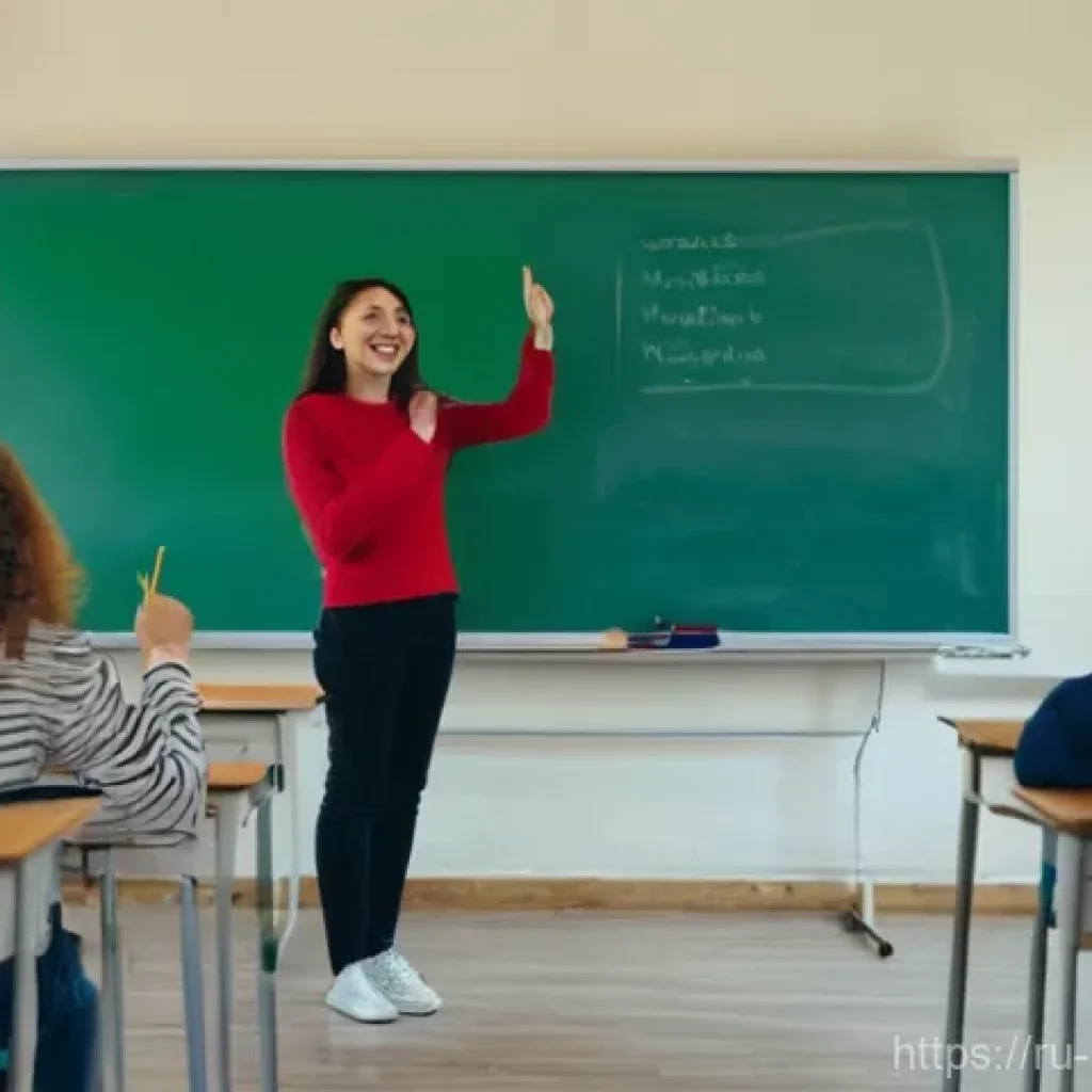 몰도바에서 영어 교육 - **Prompt:** A diverse group of 6-8 young adults, aged 18-30, enthusiastically participating in an En...