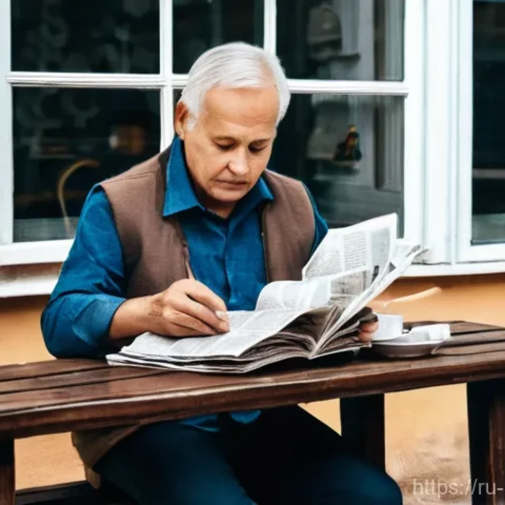 몰도바 신문과 언론 자유 - **Prompt:** "A cozy, sunlit cafe in Chisinau, Moldova, with a middle-aged person (male or female) we...